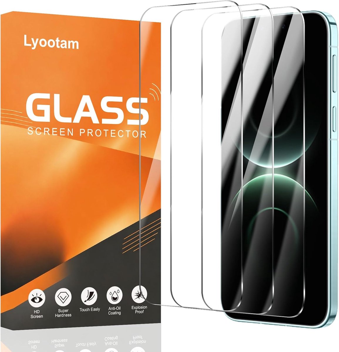 Voor Huawei Mate 80 Pro, 3 Stuks Helder Transparant Screen Protector, Gehard Glas, 9H Hardheid Anti-Kras, HD Helder - ShopVlot