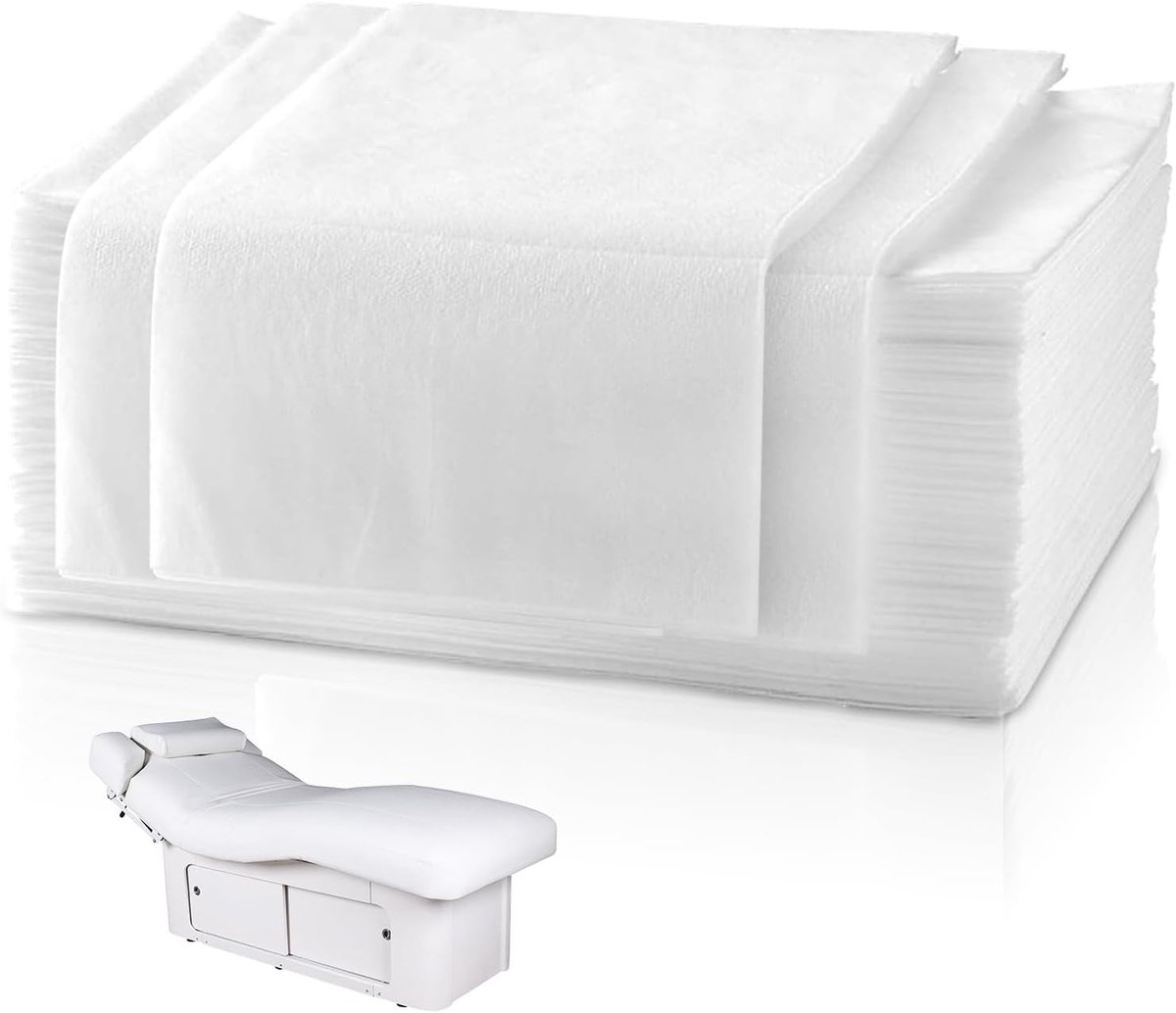Massagebedlaken - Wit - 80 x 180 cm - Ademend Vliesstof - Voor Schoonheidssalons en Spa's