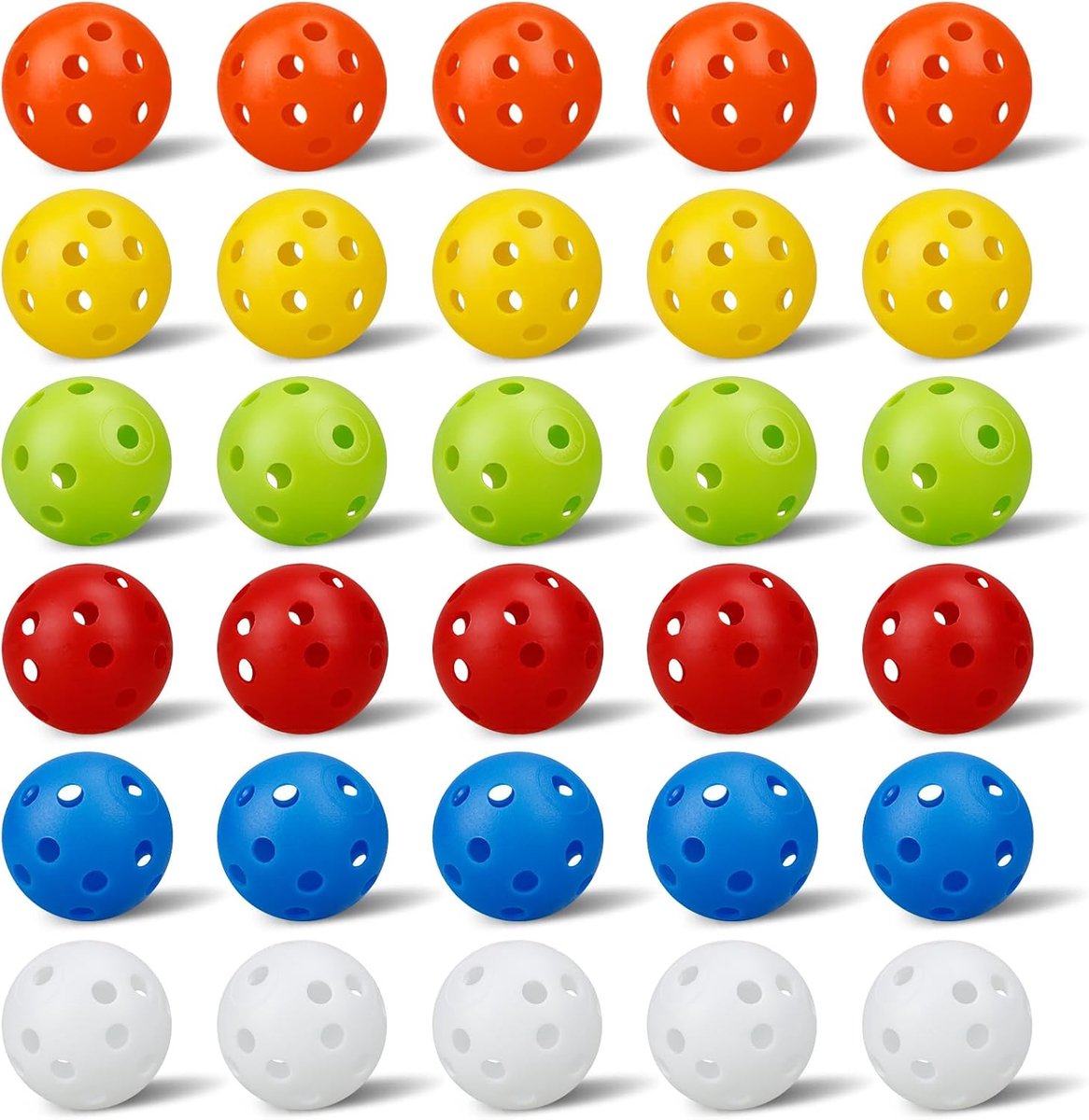 Kofull 50pcs/24pcs Golf Balls, Air Balls, Golf Balls, Training Balls, Plastic Balls for Ball Pit - ShopVlot