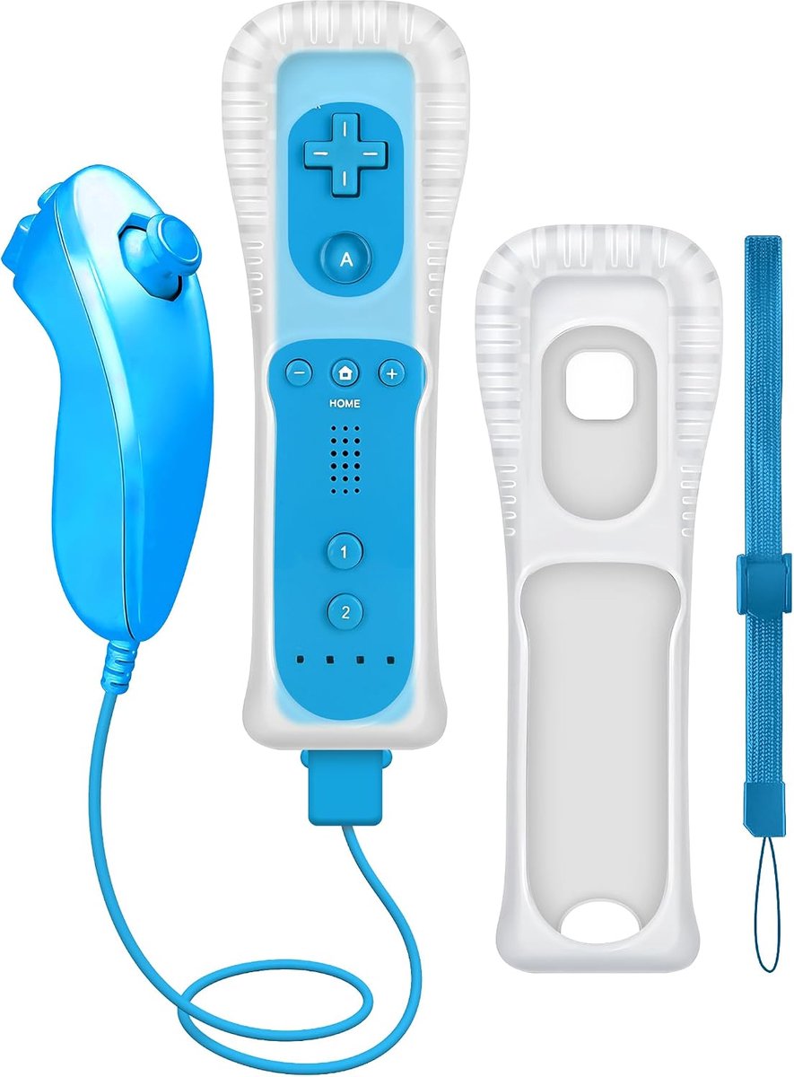 CLVIZCXOM Afstandsbediening geschikt voor Wii U/Wii Remote met MotionPlus - ShopVlot