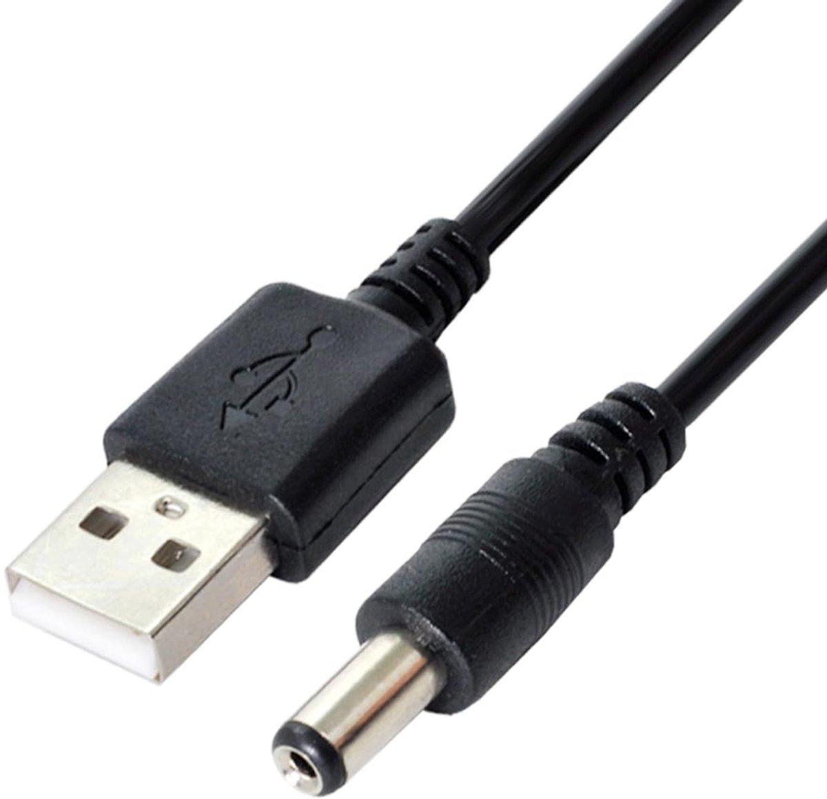 CY USB ONE TYPE MALE TO 5.5mm DC Plug Barrel Connector 5v Charging Cable - ShopVlot