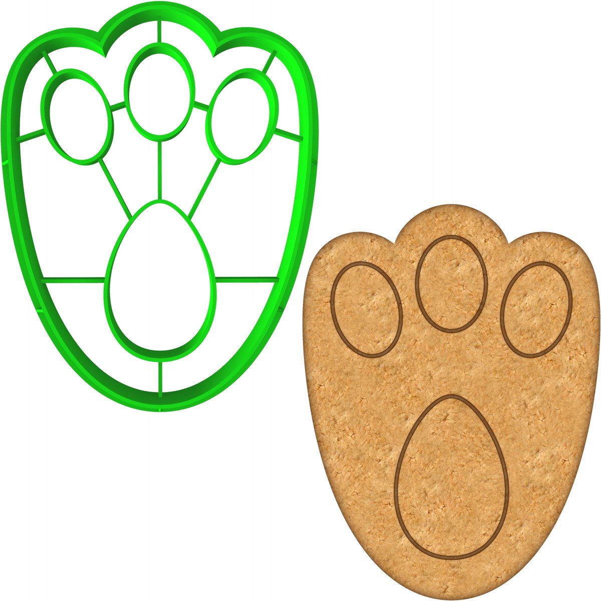 Paas Koekjesvorm Konijn 8cm - Bakvorm voor Koekjes & Peperkoek