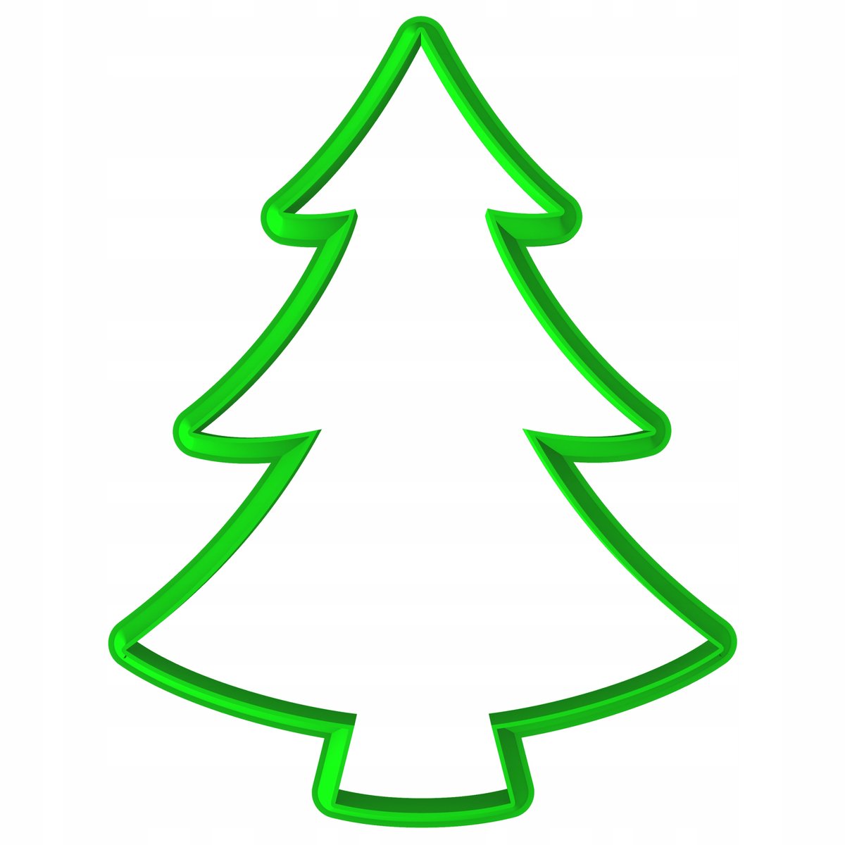 XL Kerstkoekjesvorm Kerstboom 14cm - Bakvorm voor Koekjes & Peperkoek