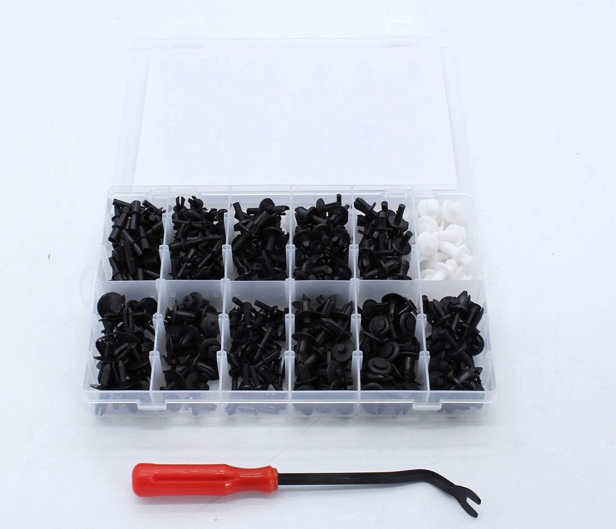 Montageclips 100pcs - Universeel - Duurzaam nylon - Voor het bevestigen van bumpers - ShopVlot