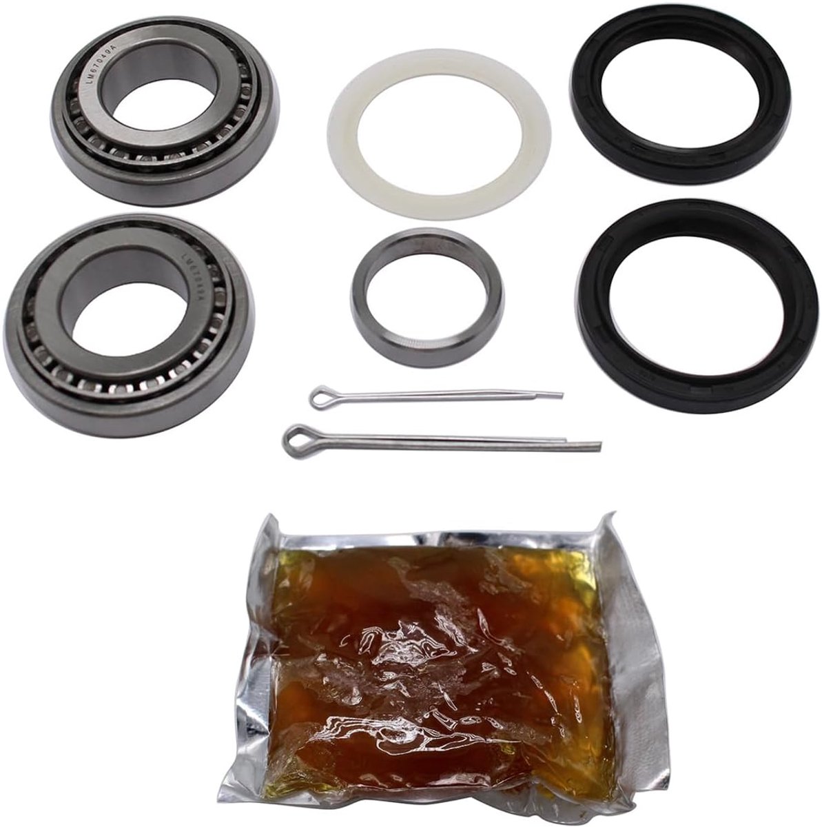 Voorwielnaaf en Lager Kit - Geschikt voor Classic Mini 64-96 - Inclusief afdichtingen en vet - Betrouwbare vervanging - ShopVlot