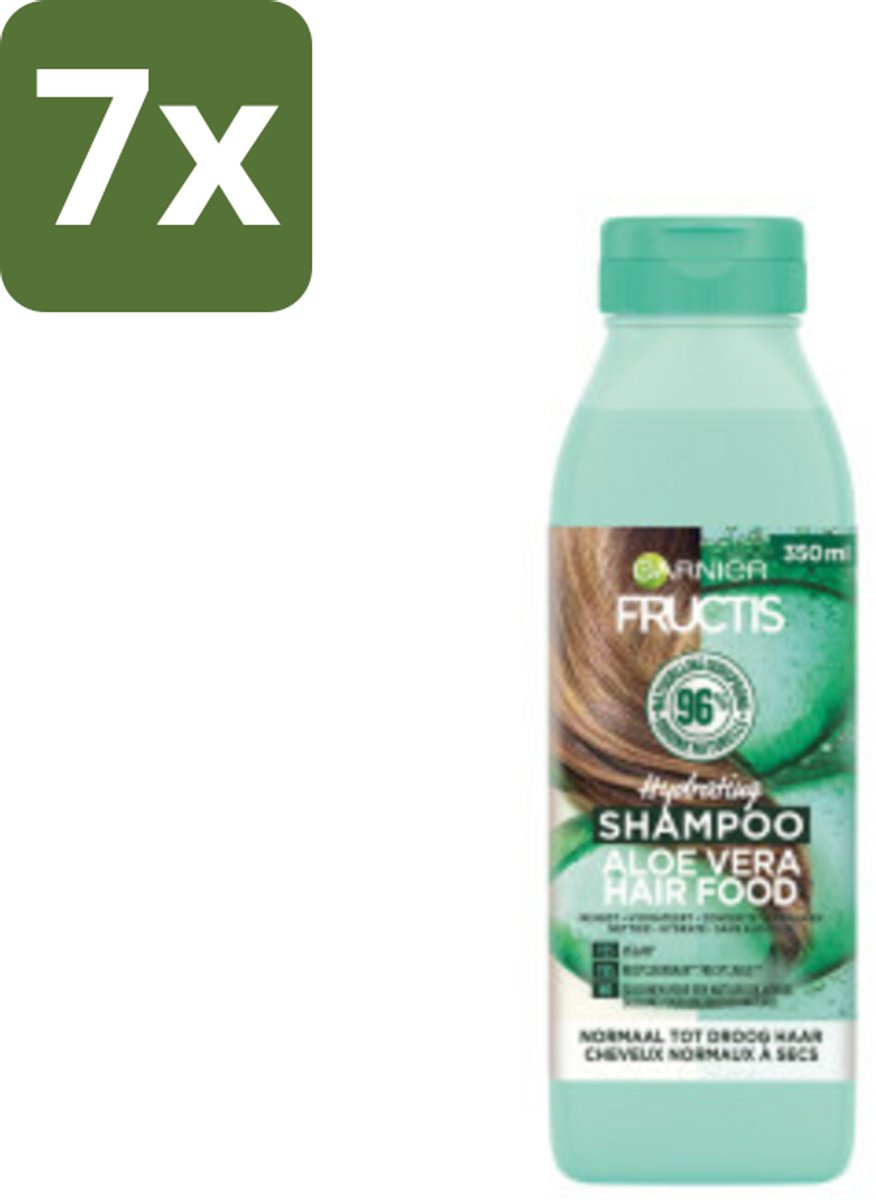 Garnier - Fructis Hair Food Aloe Vera - Shampoo - Normaal tot Droog Haar - 350 ml - Bulkverpakking - 7 stuks