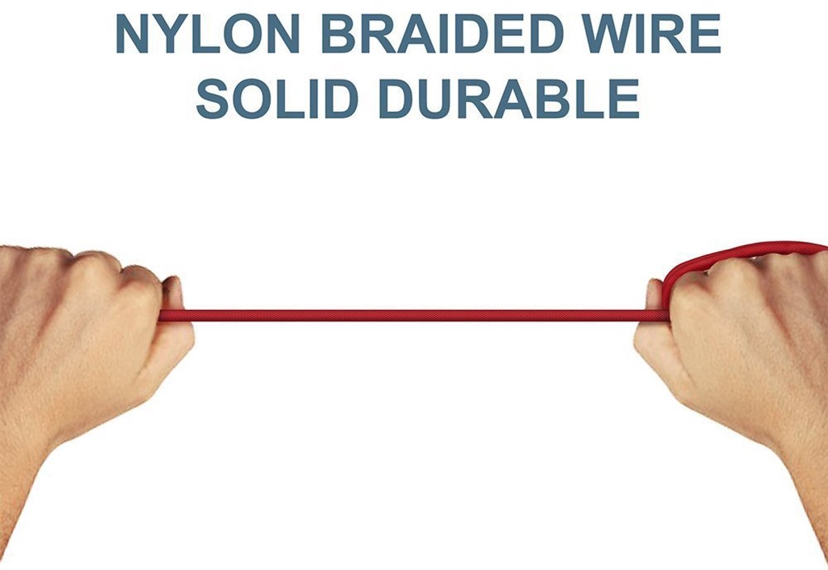 Micro USB Cable, [2 Pack] Android Charger, Nylon Braided Micro USB Charger, High Speed USB 2.0 A to Micro B Charging - ShopVlot