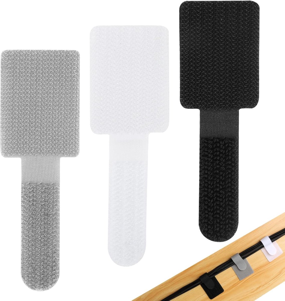 Bureauaccessoires 60 stuks - Kabelbeheer - Zelfklevend - Organiseer je bureau - ShopVlot