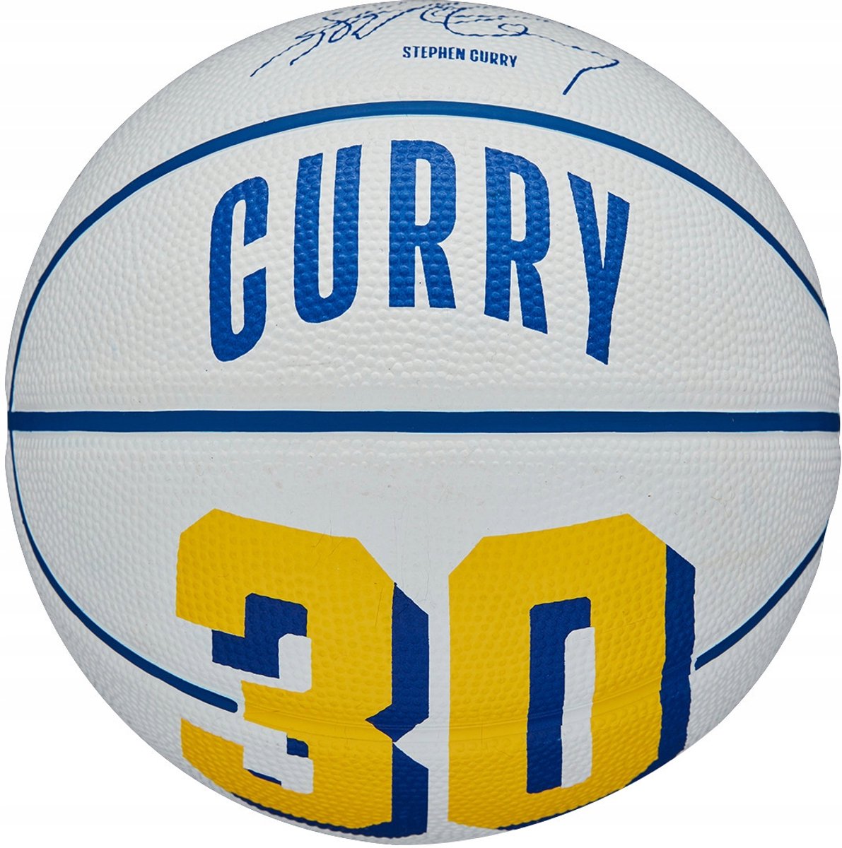 Wilson NBA Player Icon Mini - basketbal - wit - Curry