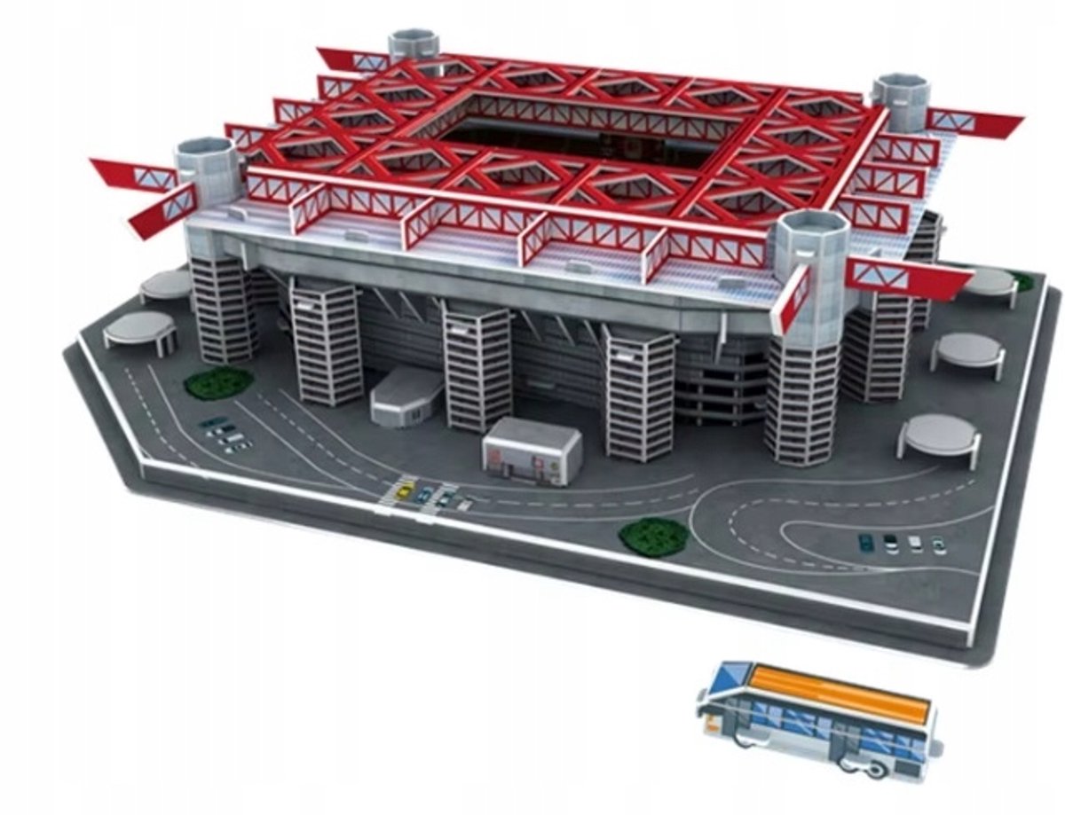 2x 3D Puzzelstadion Giuseppe Meazza San Siro AC Milan Inter (113 el.)