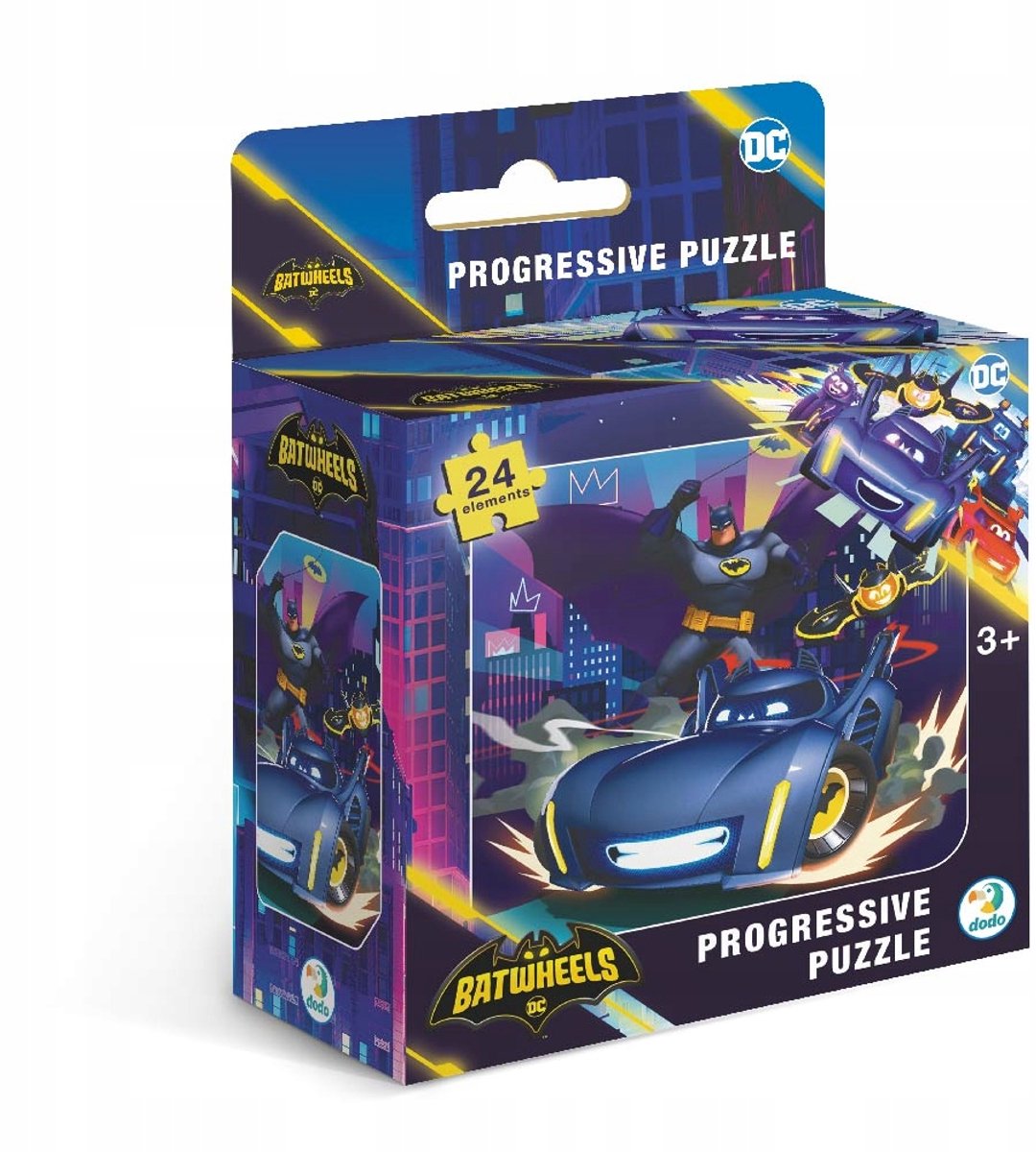 Dodo Educatieve Puzzel 24 Stukjes - Batwheels Batmobil Bam
