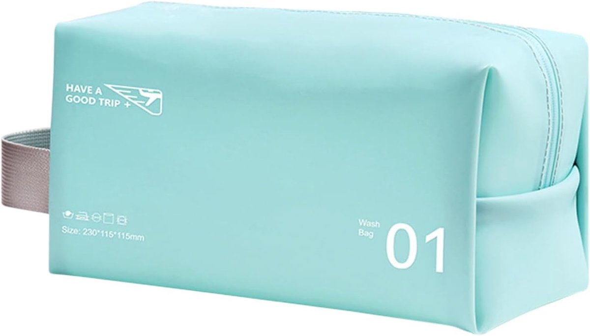 AfitLulu Toiletry Bag for Men Women Women Makeup Bag Waterproof PVC Travel Makeup Bag Toiletry Bag with Portable - ShopVlot