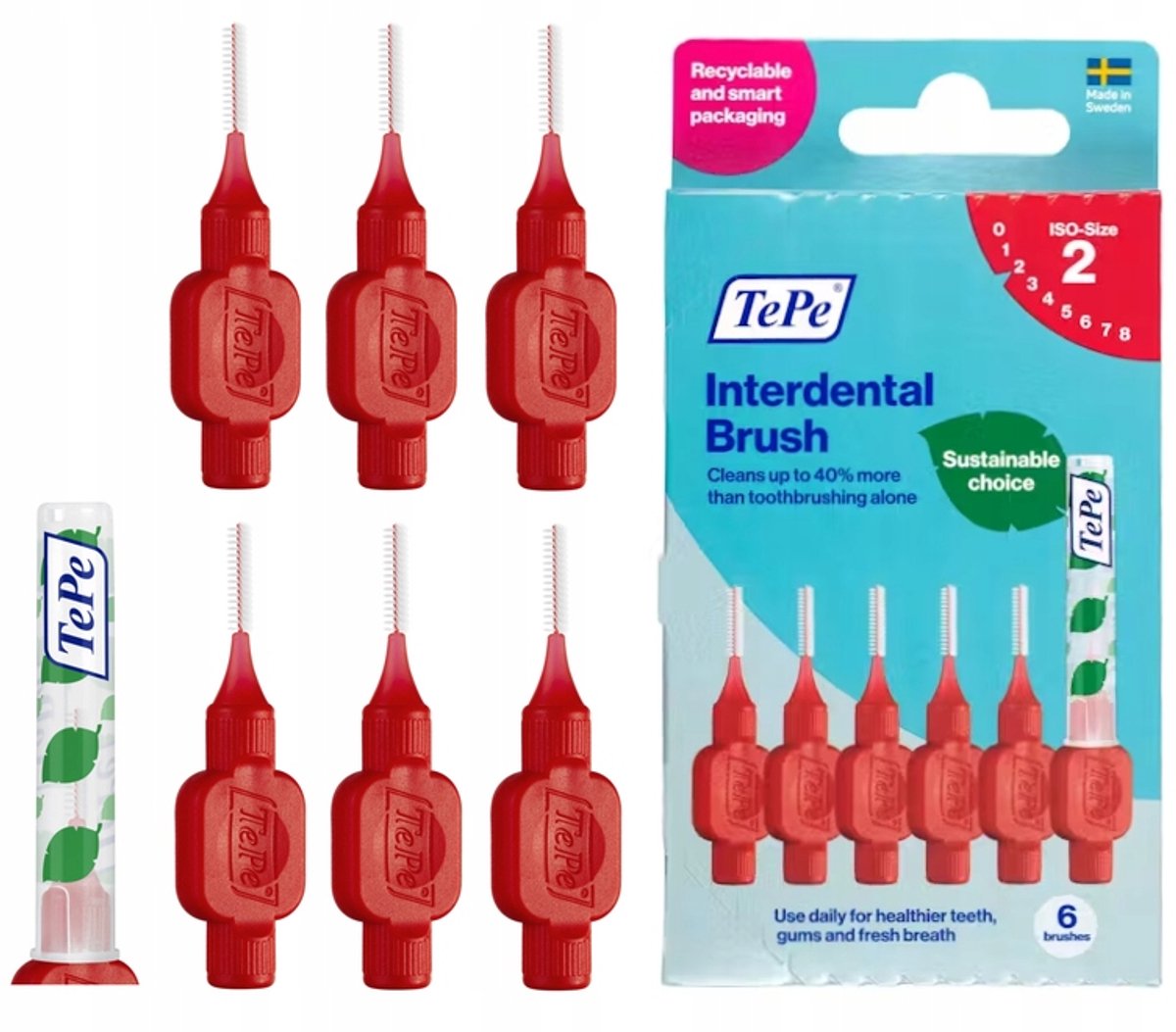 TePe Original Interdentale Borstels 0,5 mm - 6 stuks