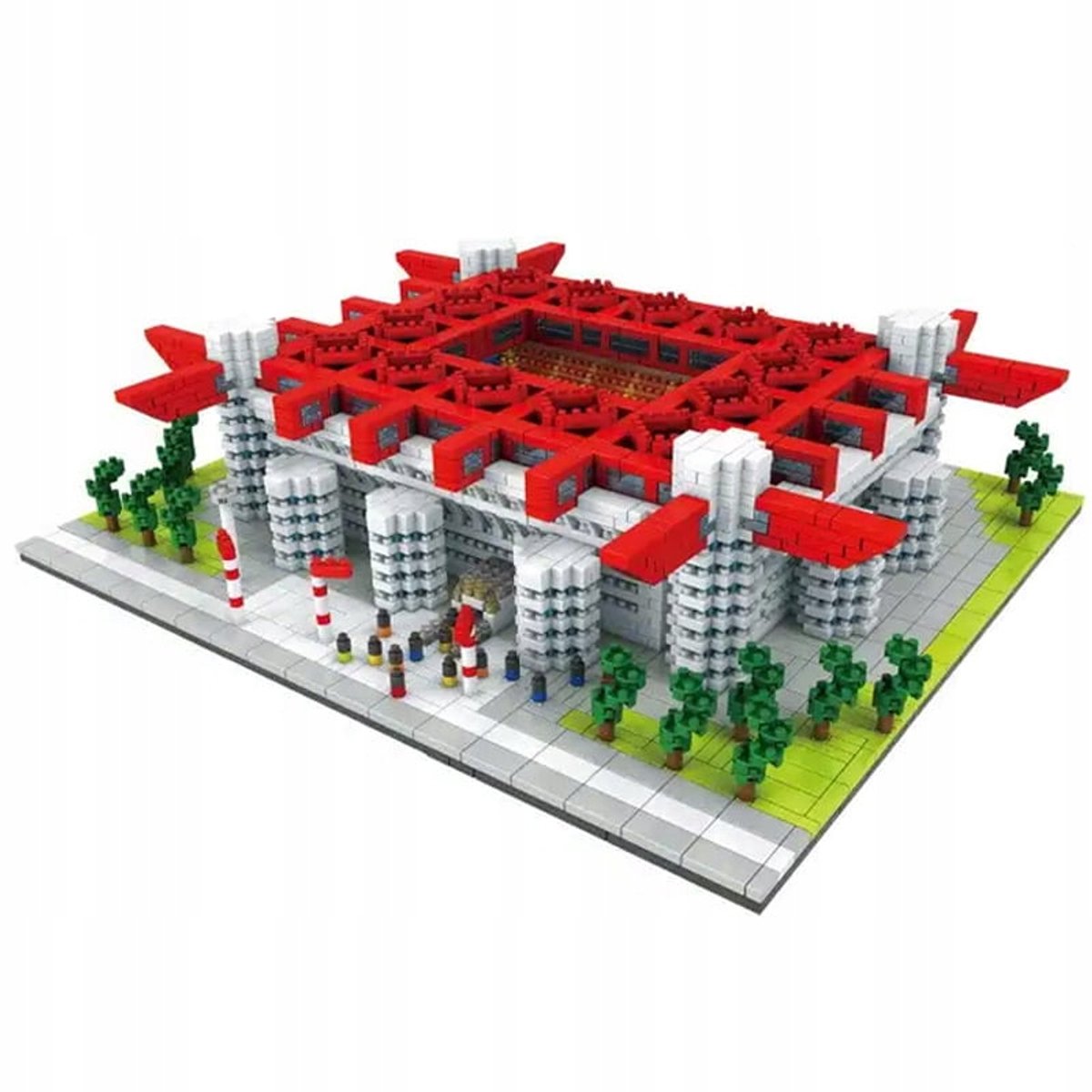 San Siro Voetbalstadion Bouwpakket - 3800 Mini Blokken