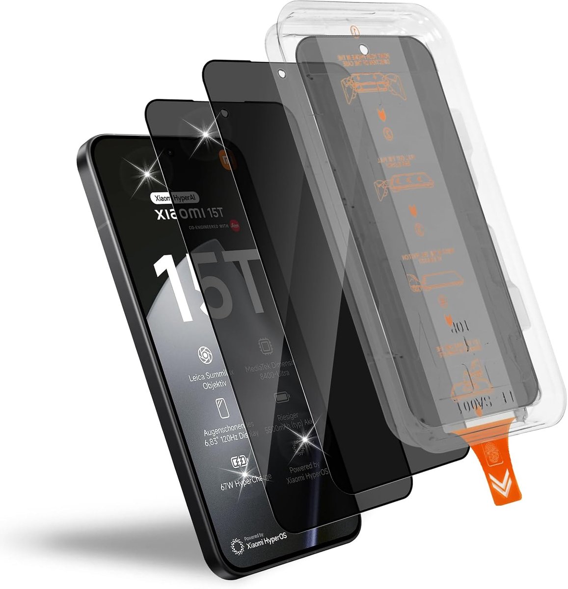 HidWee Privacy Screen Protector voor Xiaomi 17T Pro/15T Pro/15T Beschermfolie - ShopVlot