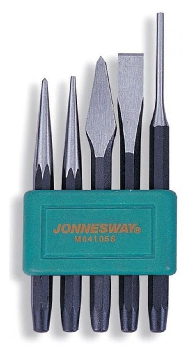 Jonnesway 5-delige set stempel- en snijgereedschap M64105S