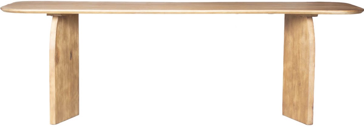 Giga Meubel Eettafel Dalarna - Deens Ovaal Naturel Hout - 280x100x76cm