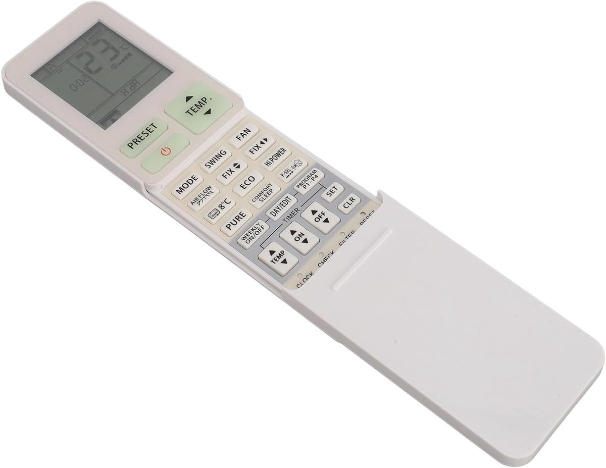 Airconditioning afstandsbediening WH TA11PE - ABS materiaal - Compatibel met RAS series - Eenvoudig in gebruik - ShopVlot