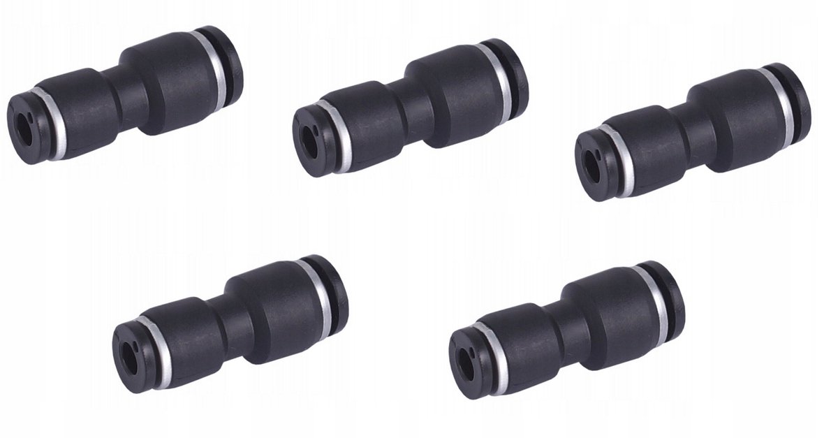 5x Rechte Pneumatische Koppeling 10/8 mm