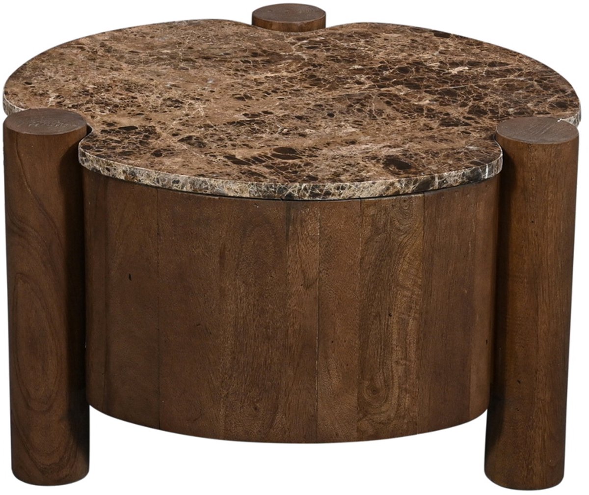 DÉJA Living Salontafel Mabel - Rond - Marmer - 60cm