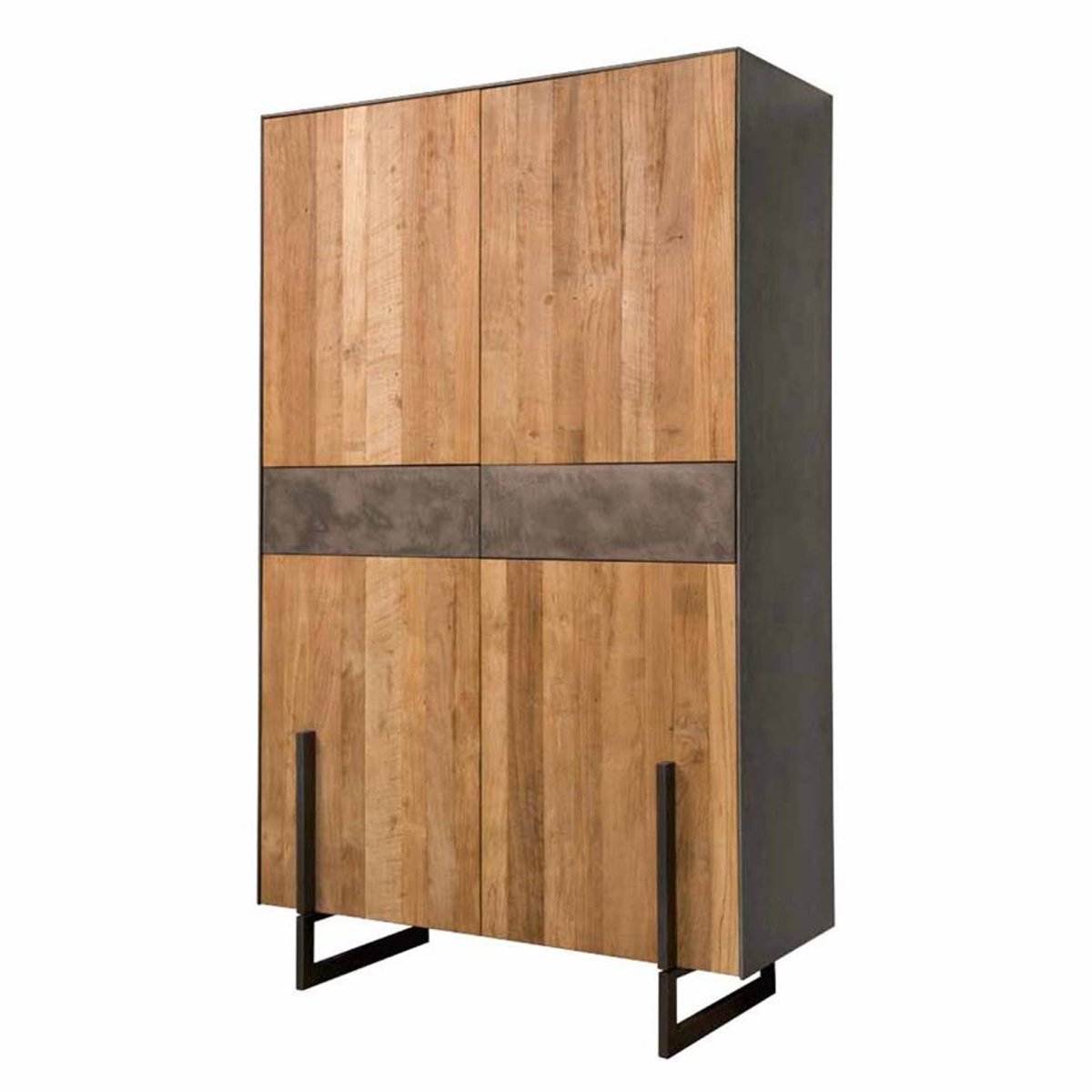 Tower Living Opbergkast Ora - Bruin Hout - 112x45x182cm