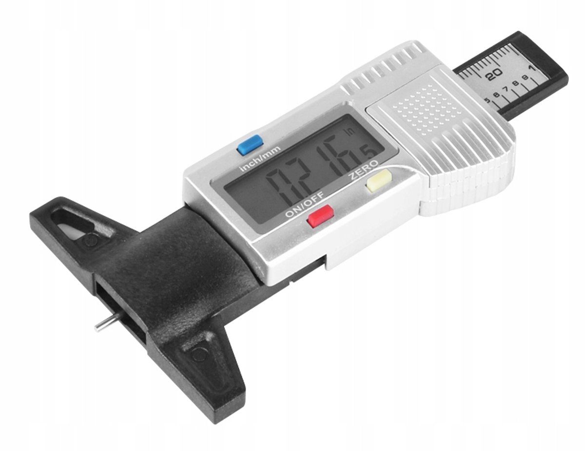 Digitale Bandendieptemeter 0-25.4 mm LCD