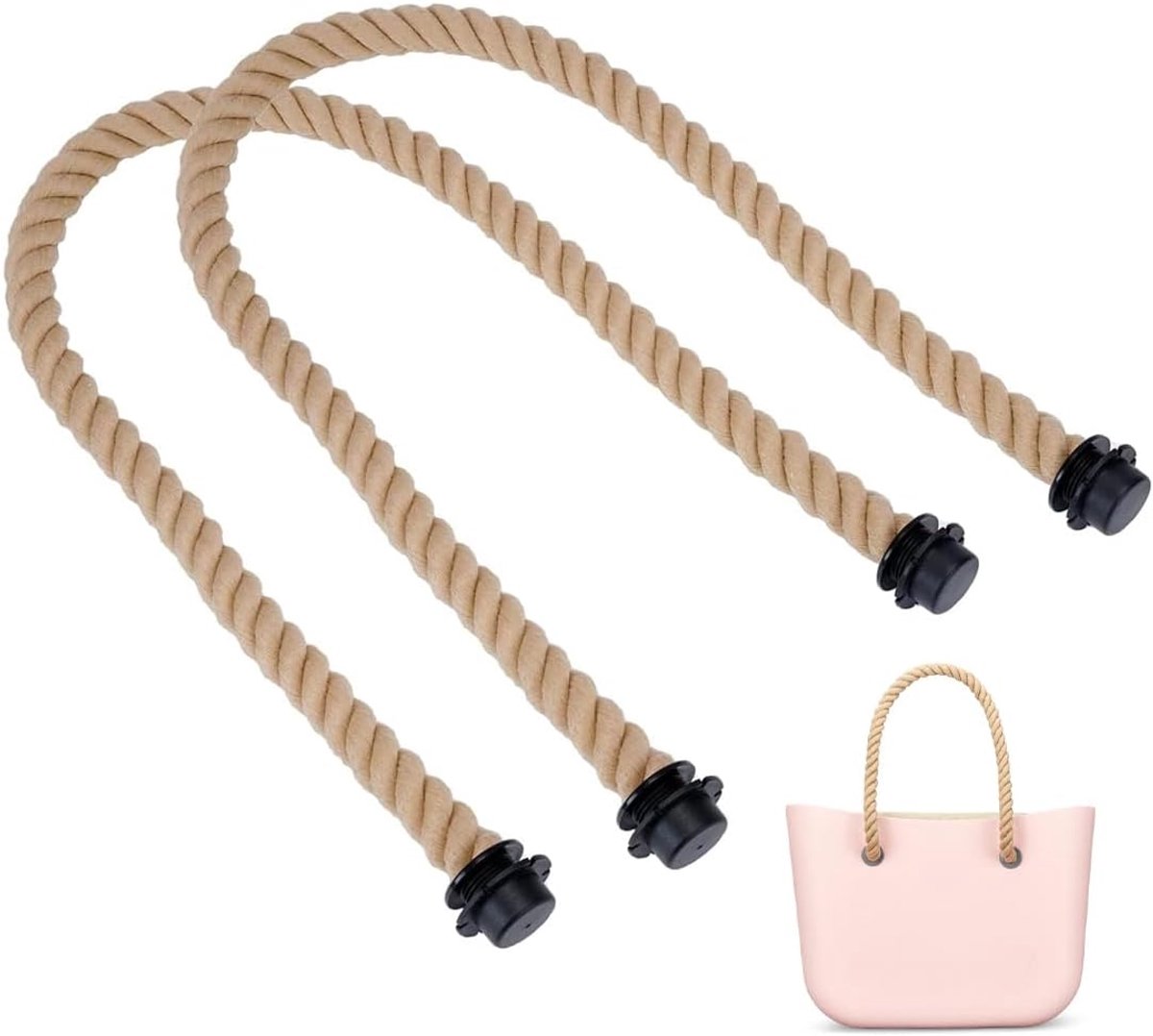 Vervangende Tas Handvatten - Lange Polyester Handvatten - Duurzaam en Comfortabel - Ideaal voor Handtassen - ShopVlot