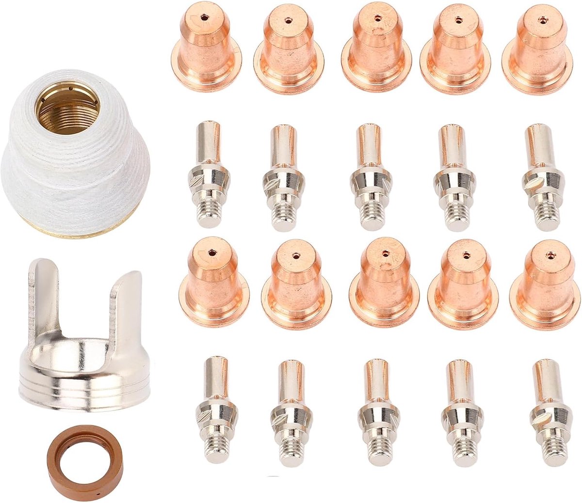 Plasma snijaccessoires set van 23 - met nozzles en tips - complete accessoires - vervang beschadigde onderdelen snel - ShopVlot