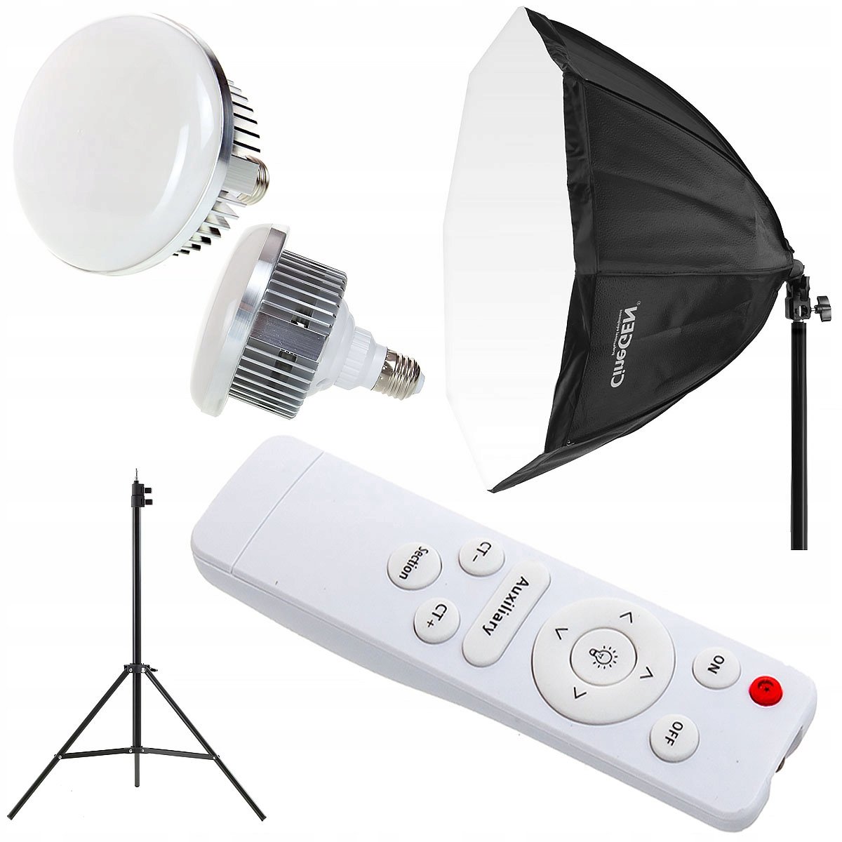 Softbox Octa 90cm LED 150W Set met Statief en Afstandsbediening