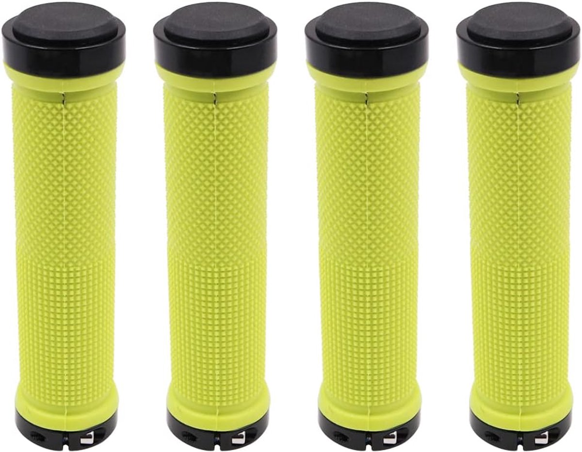 Fiets Handvatten 13 cm - Antislip Rubber - Geschikt voor MTB en BMX - Comfortabel Grip - ShopVlot