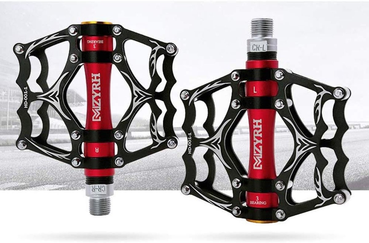 Fietspedalen aluminium - antislip - duurzaam - sterke grip bij bergopwaarts fietsen - ShopVlot