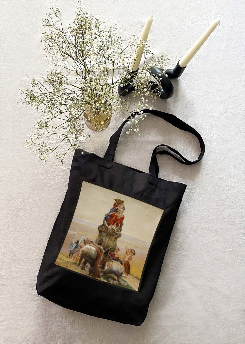 Jacek Malczewski Madonna Shopper Tas met Applicatie - Canvas