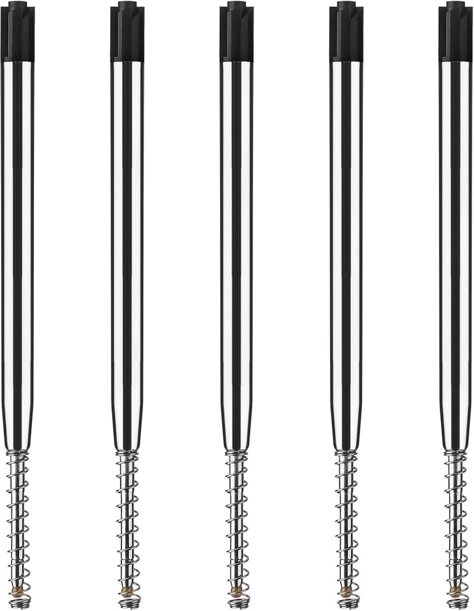Balpen navullingen 0.7mm - vervangbare metalen navullingen - soepel schrijven - ideaal voor kantoor en school - ShopVlot