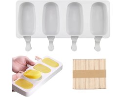 Silicone Ice Cube Moulds, 50 Stick Popsicle Moulds, Ice Moulds, Ice Cream Moulds, Popsicle Mould Homemade Ice Moulds - ShopVlot
