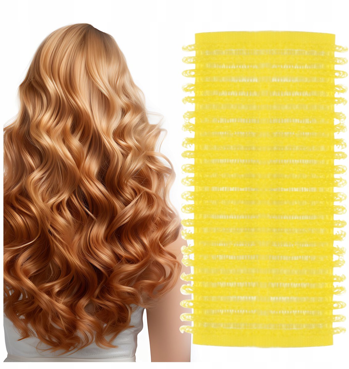 Kruidvat Haarrollers Klittenband 32mm 12 Stuks voor Volume en Krullen