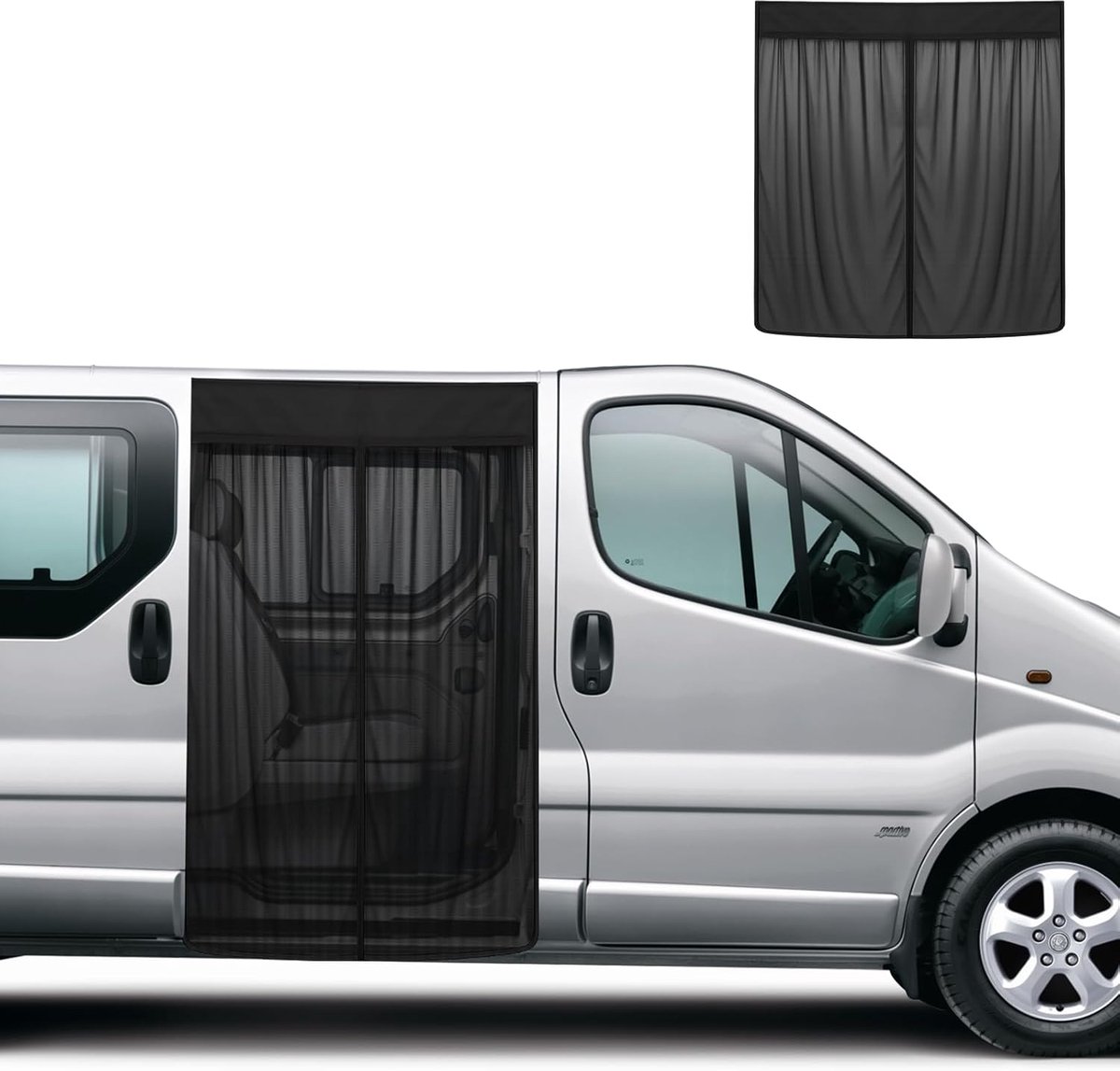 Car Mosquito Net Replacement for Opel Vivaro 2019-2025 Car Side Door Single Layer Magnetic Insect Net for Camping - ShopVlot