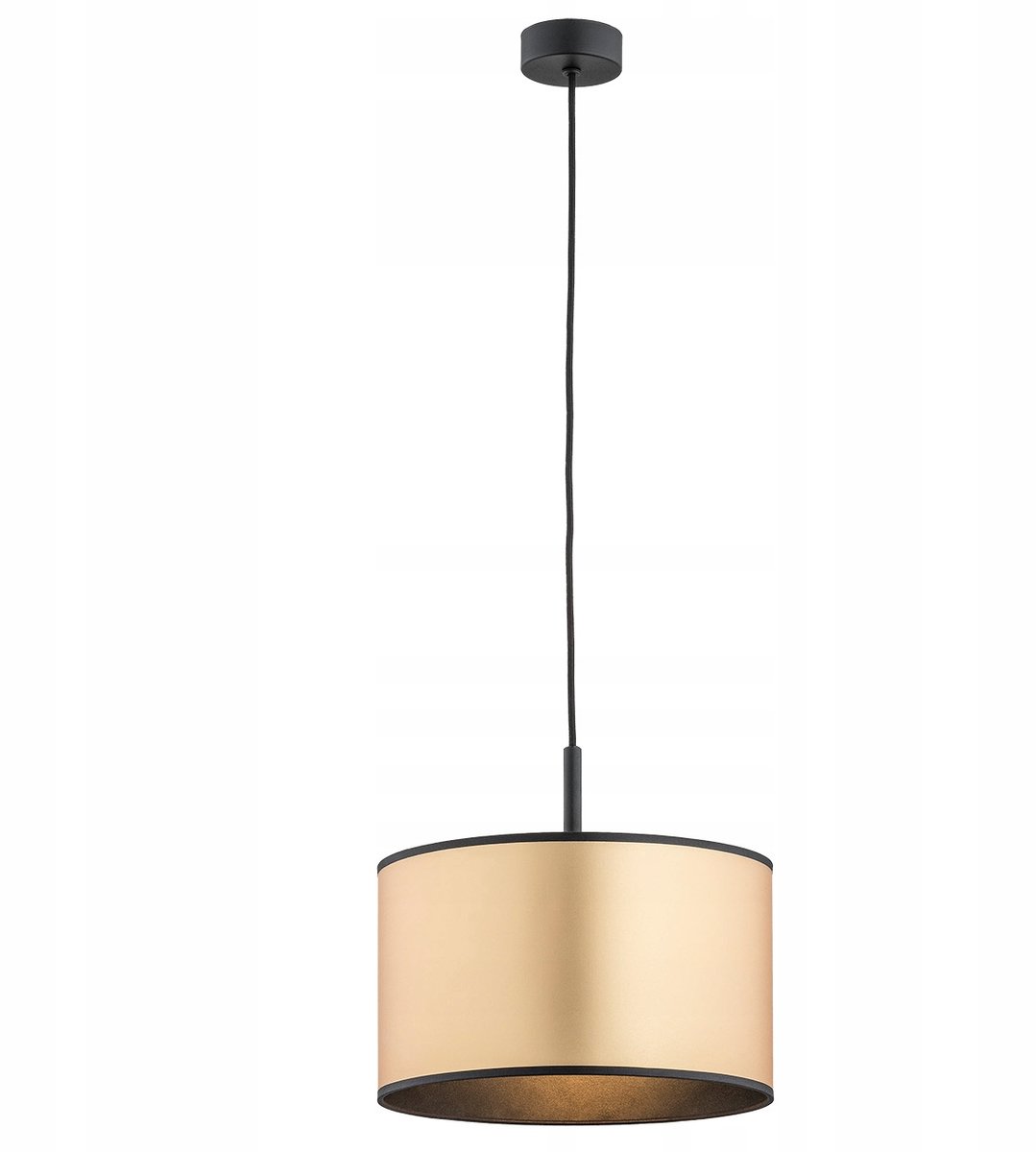 KARIN Hanglamp Goud/Zwart - 1 lichtpunt E27