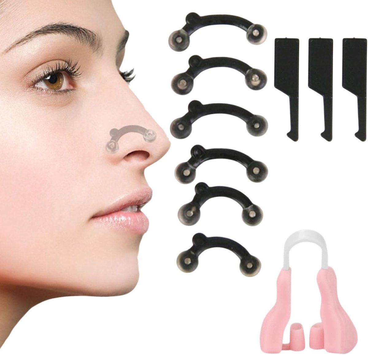 Nose Shaper Lifter Clip, Nose Shaper, Neus Lift Clips, Neusbrug Straightener, Neusclip, Neusclips, Beauty Clips - ShopVlot