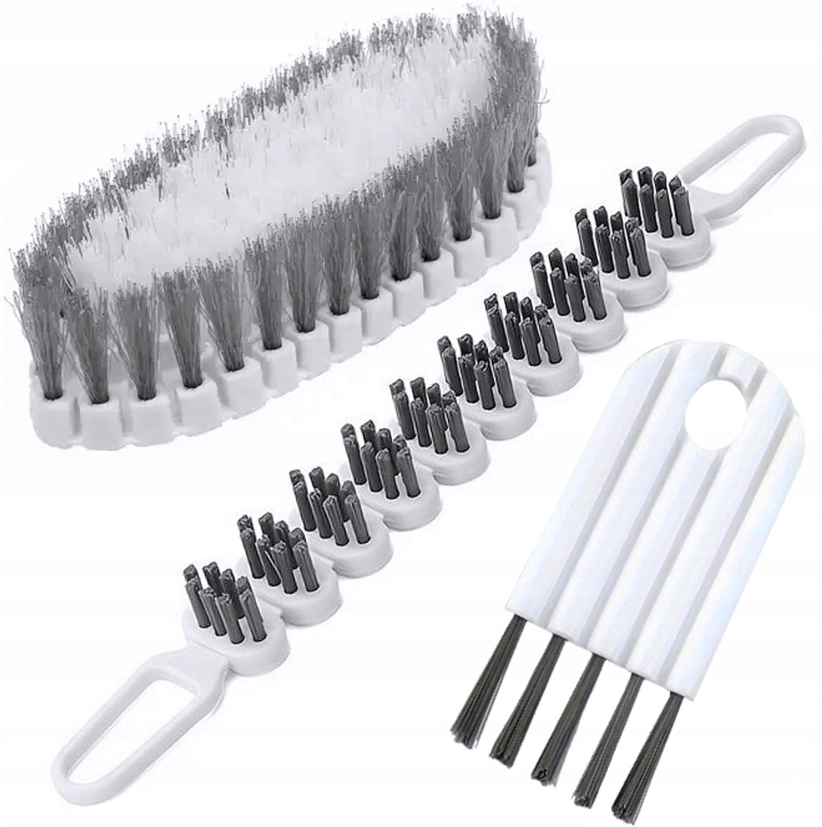 Set van 3 Flexibele Magische Borstels voor Reiniging