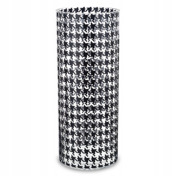 Elegante zwarte glazen vaas 30 cm, decoratief voor elke kamer