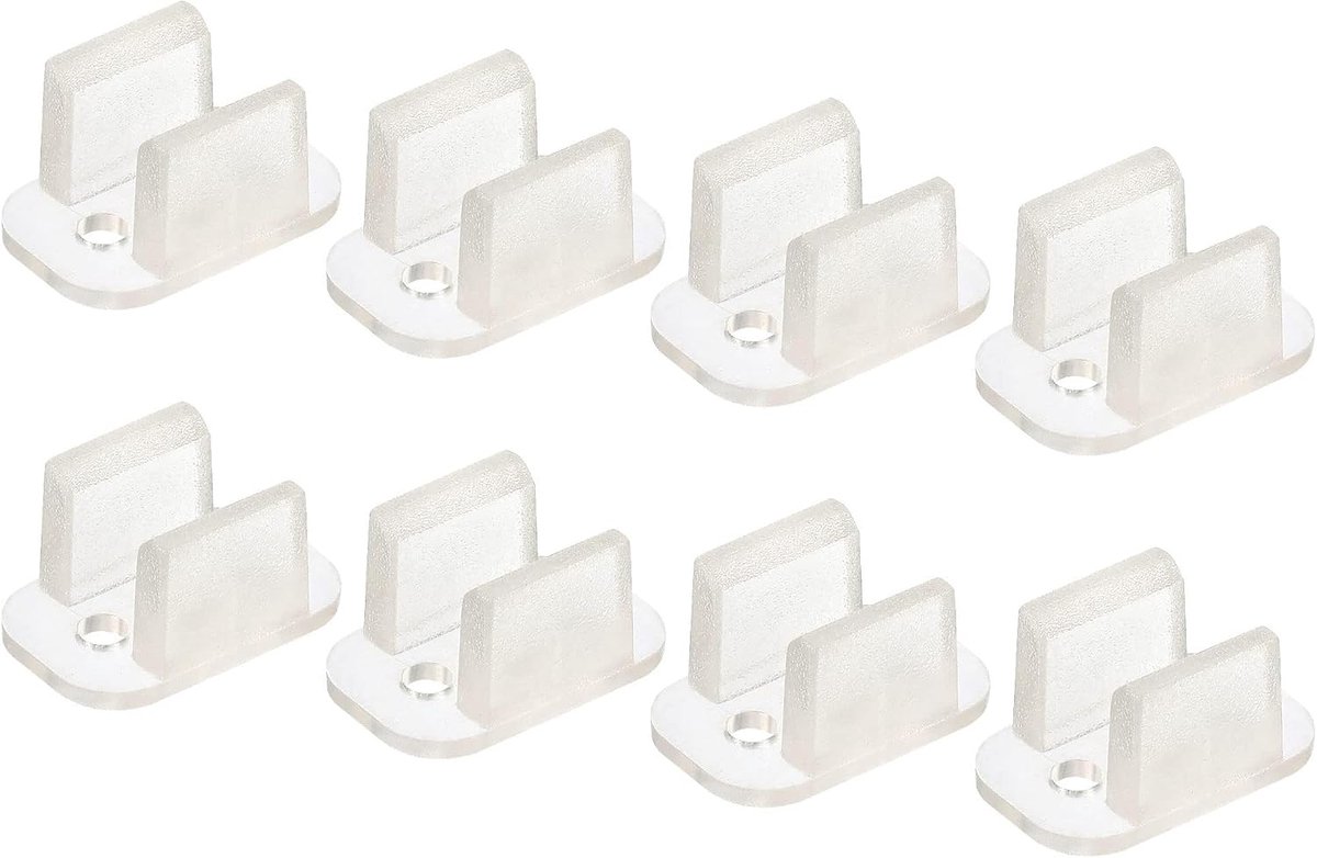 TA-VIGOR 100Pcs LED Neon Mounting Clips, Holder Mounting Bracket Support Fixing Clamps Waterproof LED Strip Fit 5mm - ShopVlot