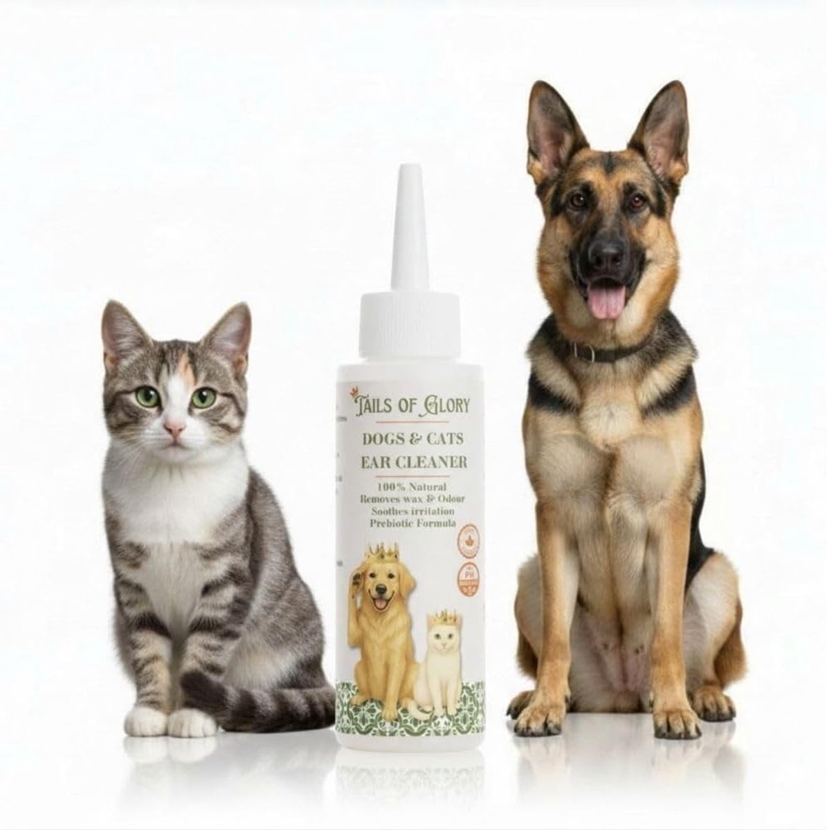 Natuurlijke Oorreiniger - 100 ml - Zachte Formule voor Honden en Katten