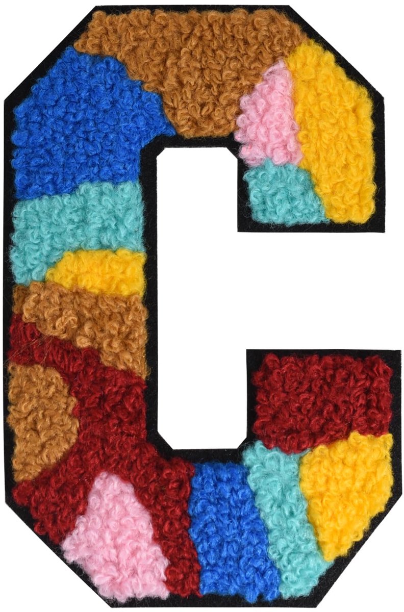 Buchletters voor opstrijken, camouflage patches voor kleding en accessoires