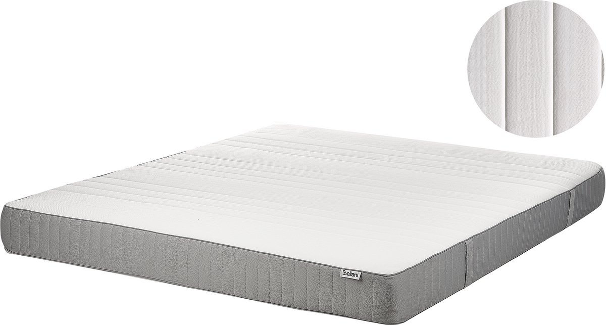 FANTASY - Latexmatras stevig - Wit - 180 x 200 cm - Polyester