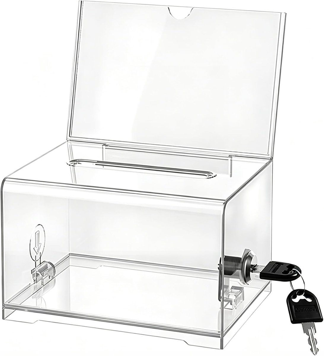 Spaarpot acryl - transparant - modern design - ideaal voor sparen - ShopVlot