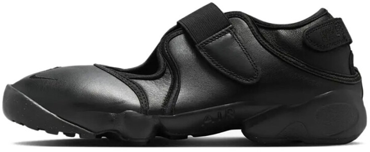 Nike Air Rift Leather Triple Zwart