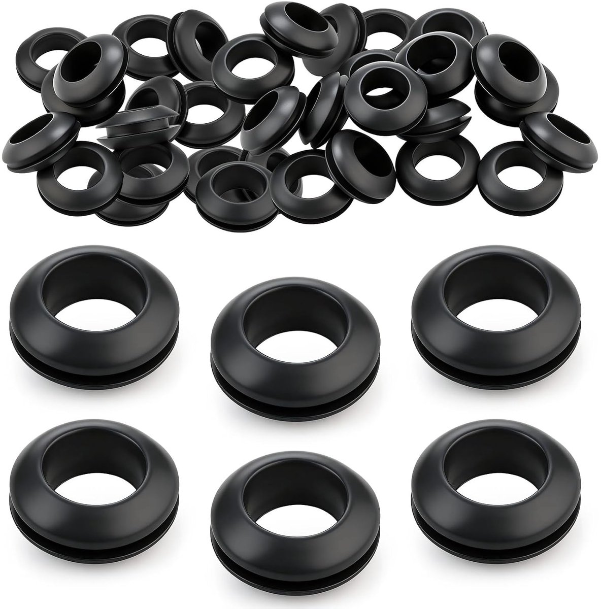 Nuts OT nuts Cable Grommet Rubber Diameter 10 mm Cable Duct Duct Through Holes Rubber Caps for Cable Wire Electrical - ShopVlot