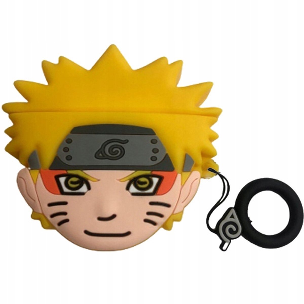 3D Naruto Siliconen Hoesje voor AirPods 1 & 2 met Sleutelhanger