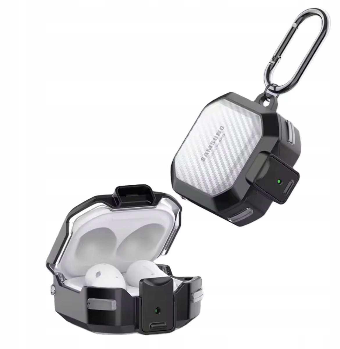 TPU Hoesje voor Galaxy Buds FE/2 Pro/2/Live/Pro - Zwart