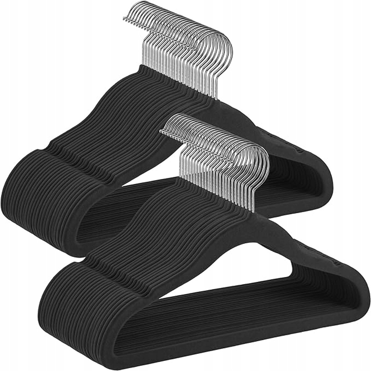 Zwarte Kledinghangers Kinderen - 50 Stuks